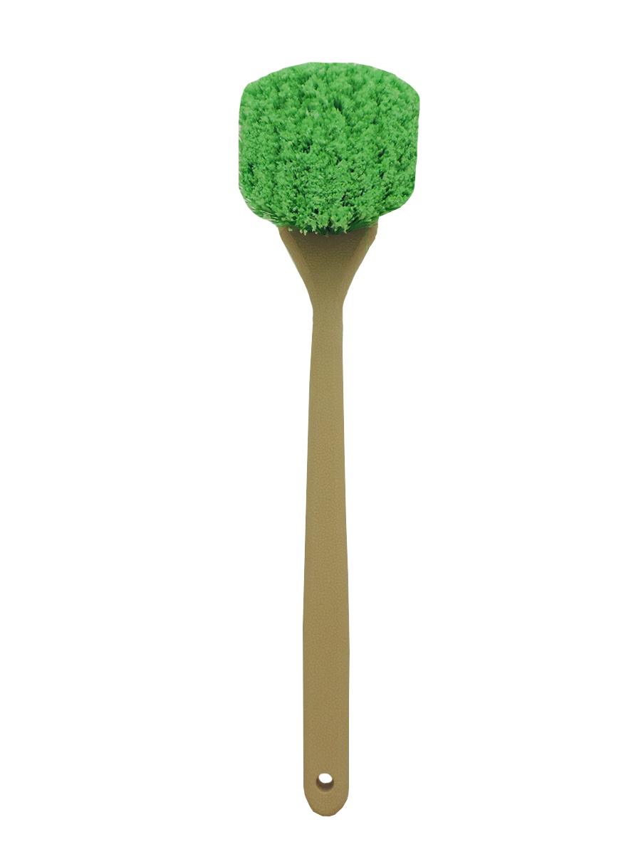 Utility Brush Long Handle Green